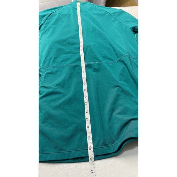 Athleta Alacrity Half Zip Jacket Pullover Green Teal Sz XL Running Workout Gym - Picture 5 of 13